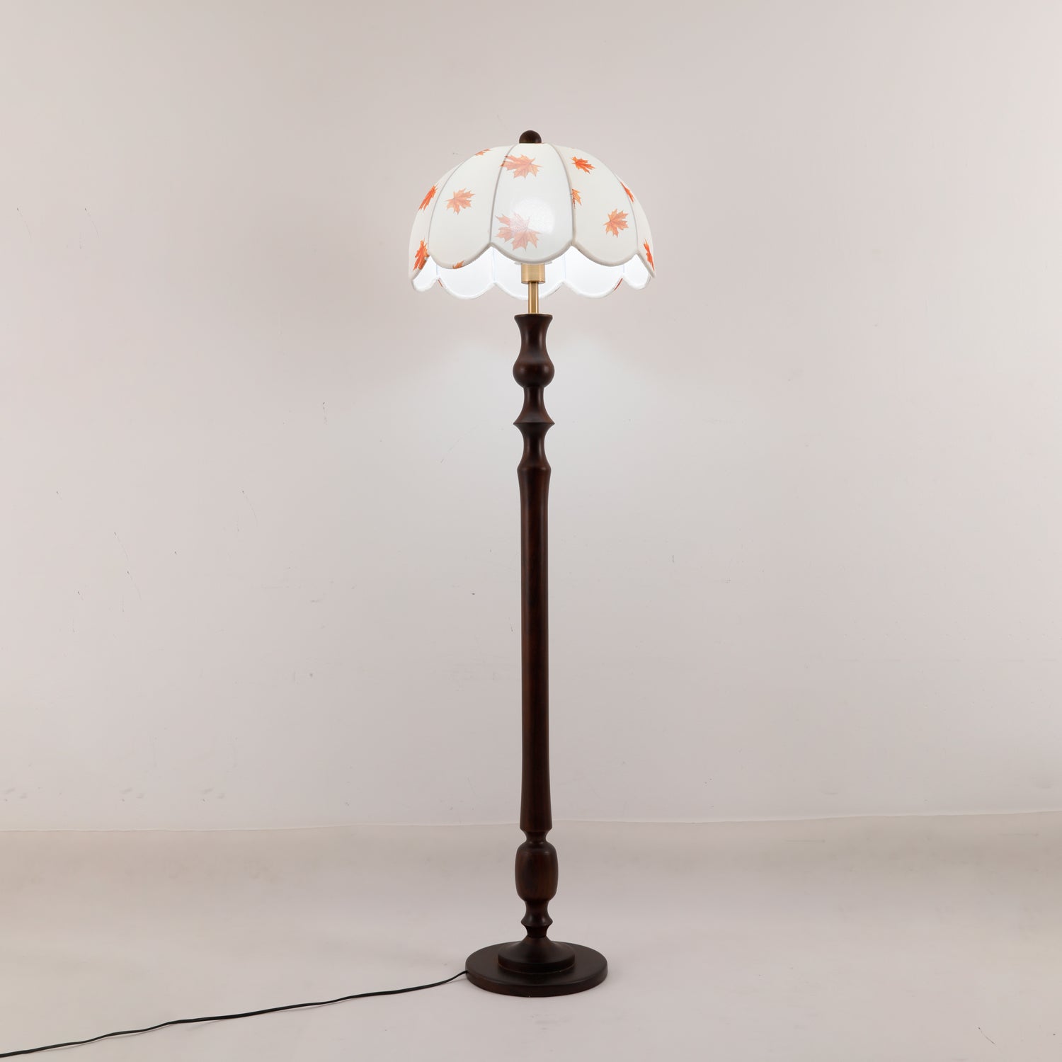 Mapler Wood Fabric Elegant Floor Lamp - Letslighting