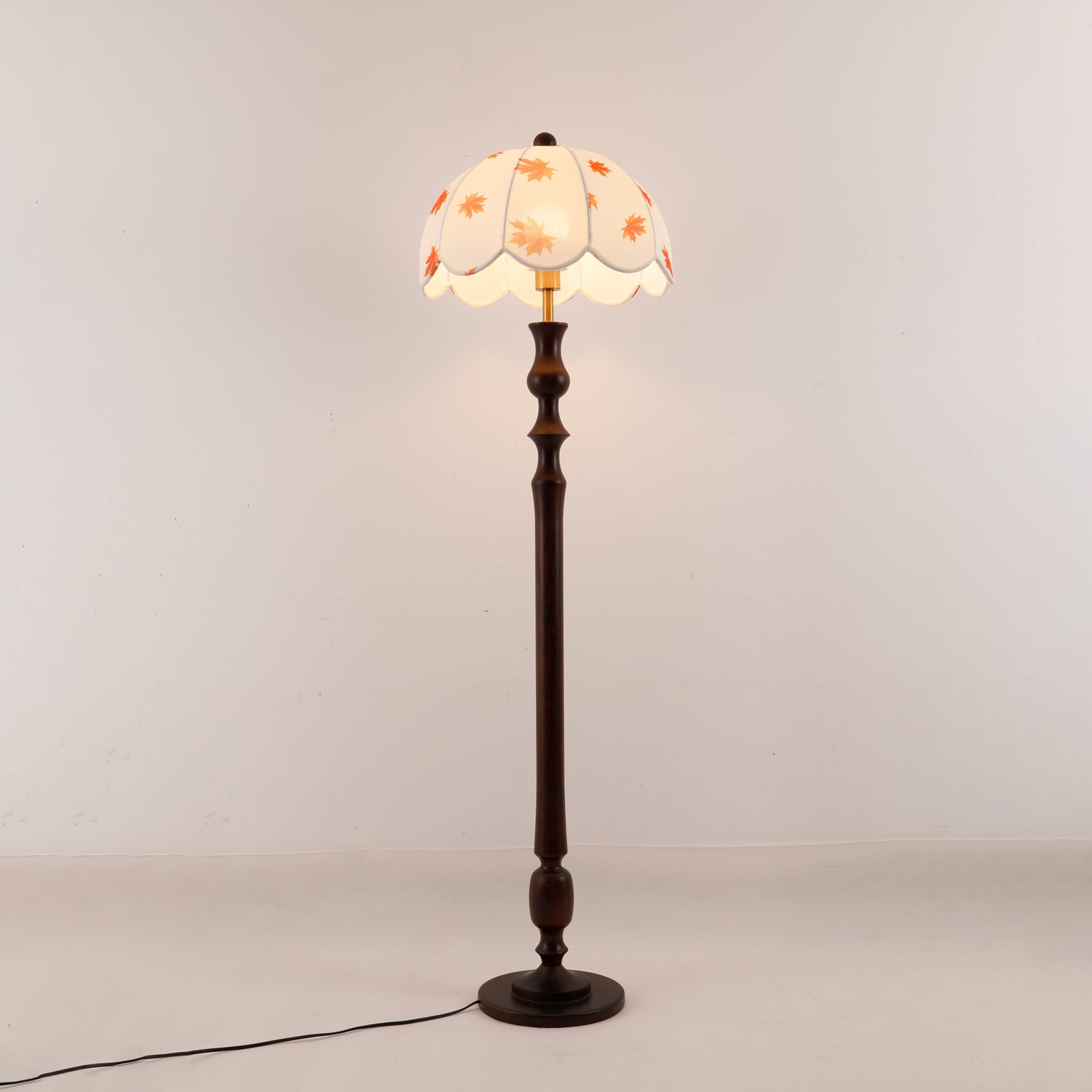 Mapler Wood Fabric Elegant Floor Lamp - Letslighting