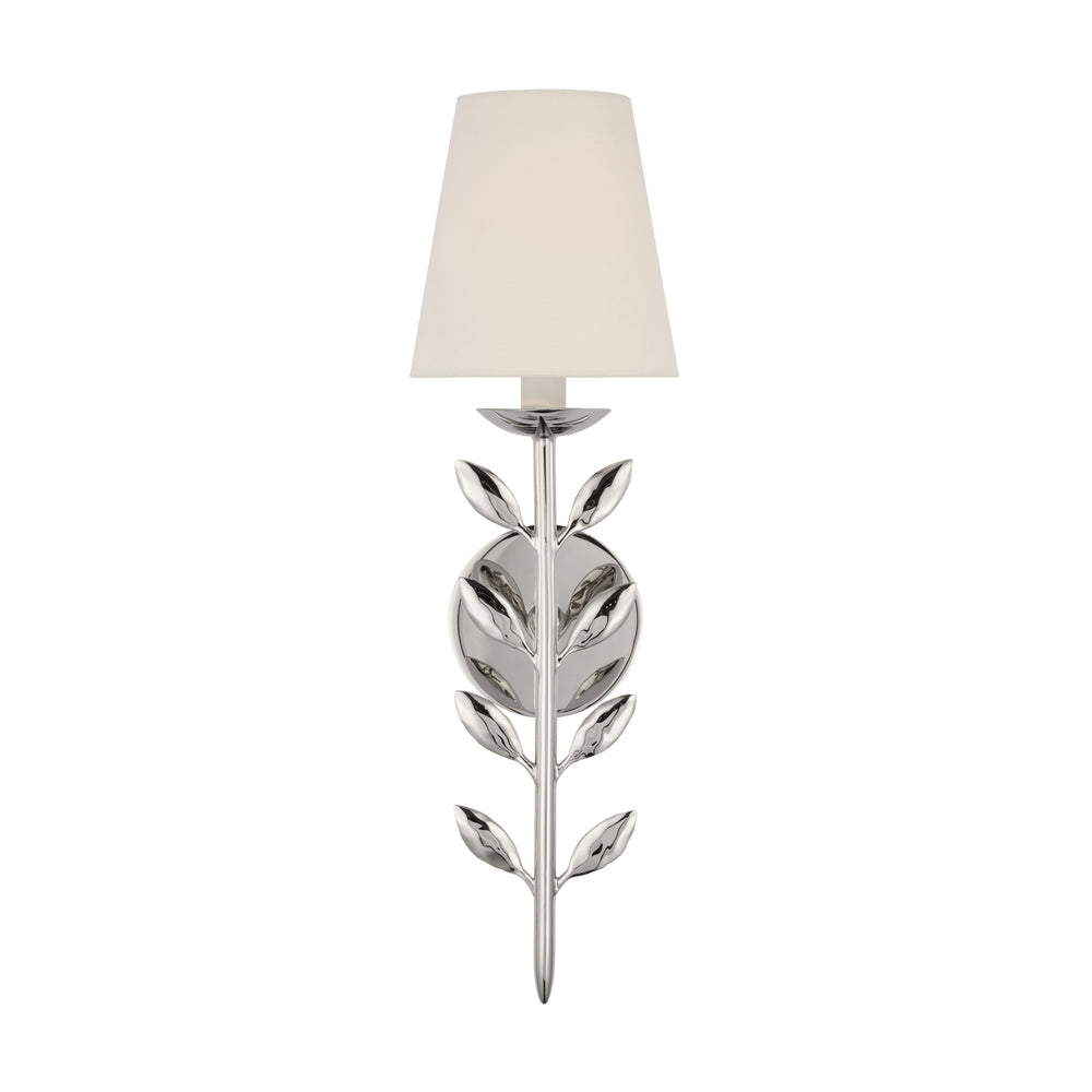 Evoque Gold Leaf Wall Sconce