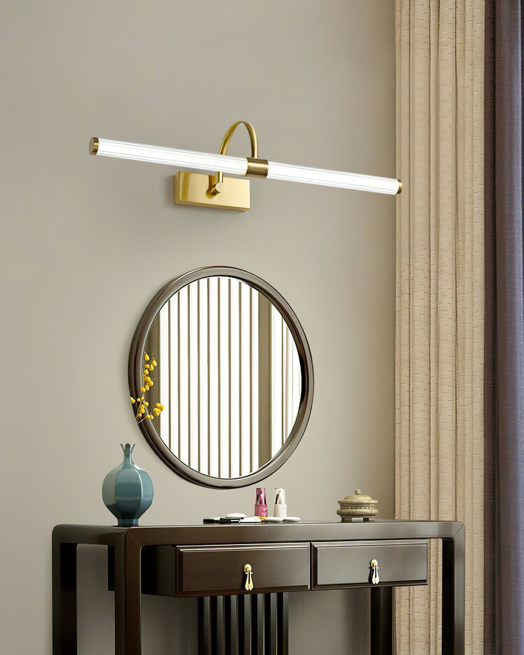 Beryl Modern Minimalist Brass Wall Light - Letslighting
