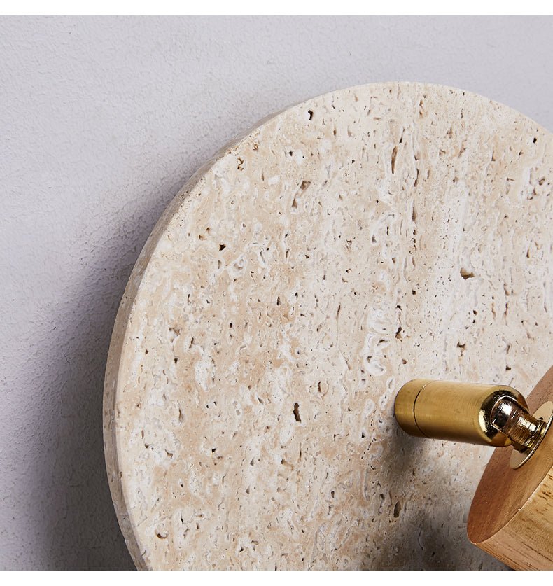 Axis Modern Travertine Sconce