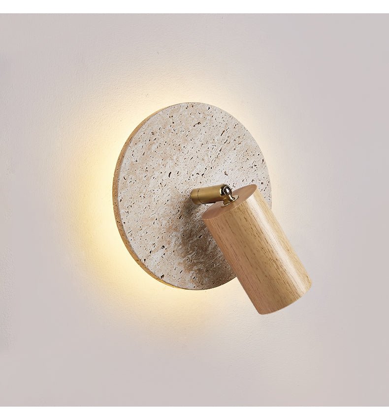 Axis Modern Travertine Sconce