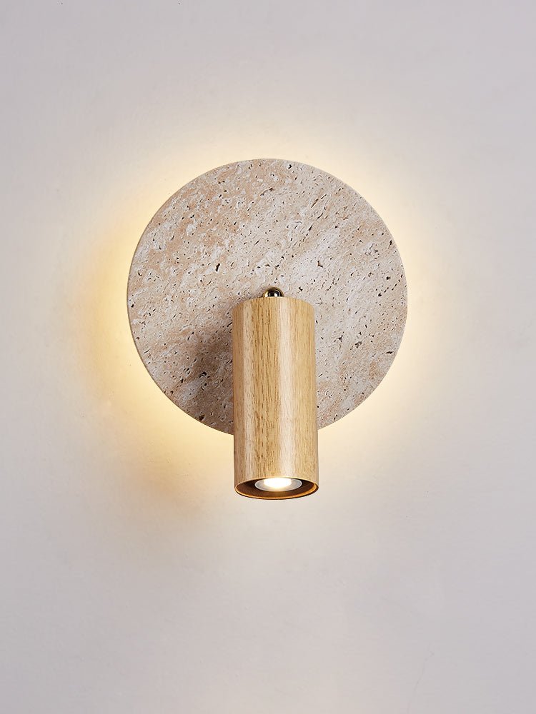 Axis Modern Travertine Sconce