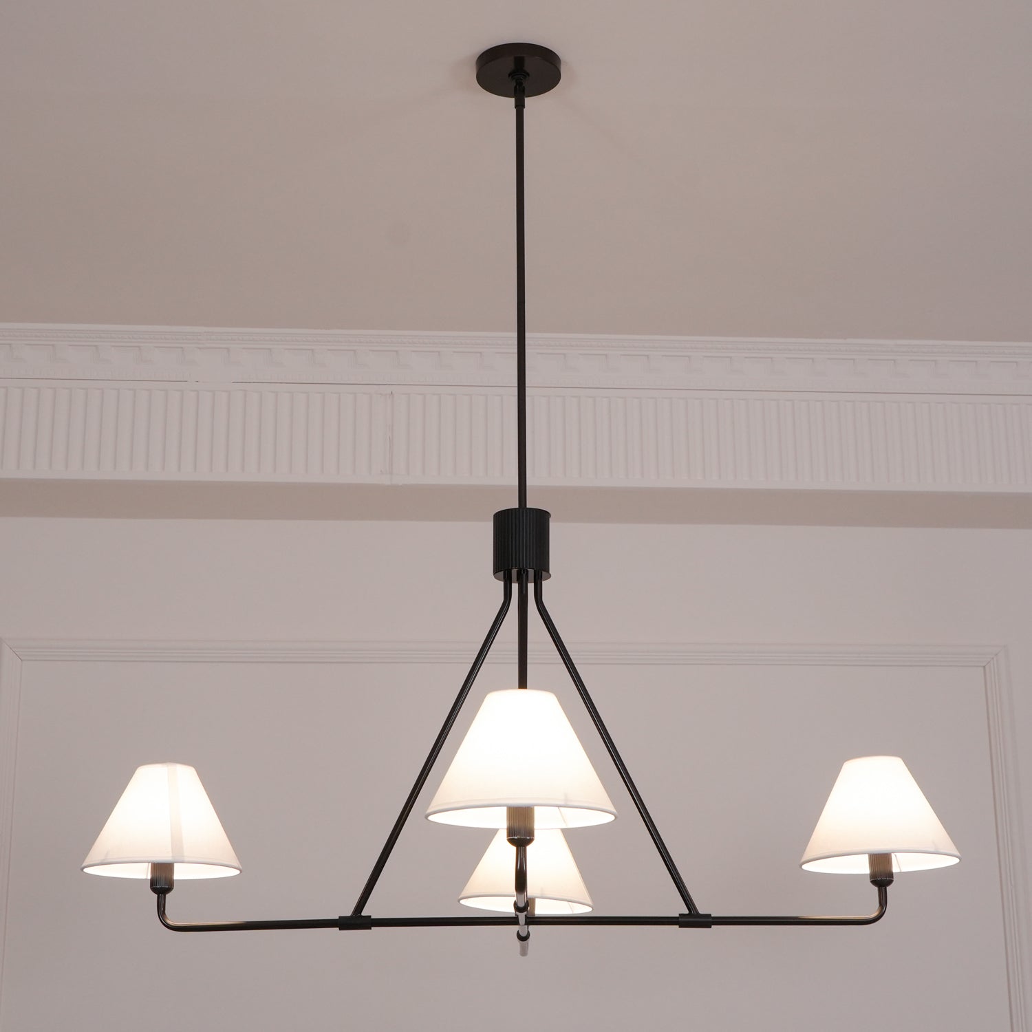 Ornuvyh Vintage Industrial Fabric Chandelier - Letslighting