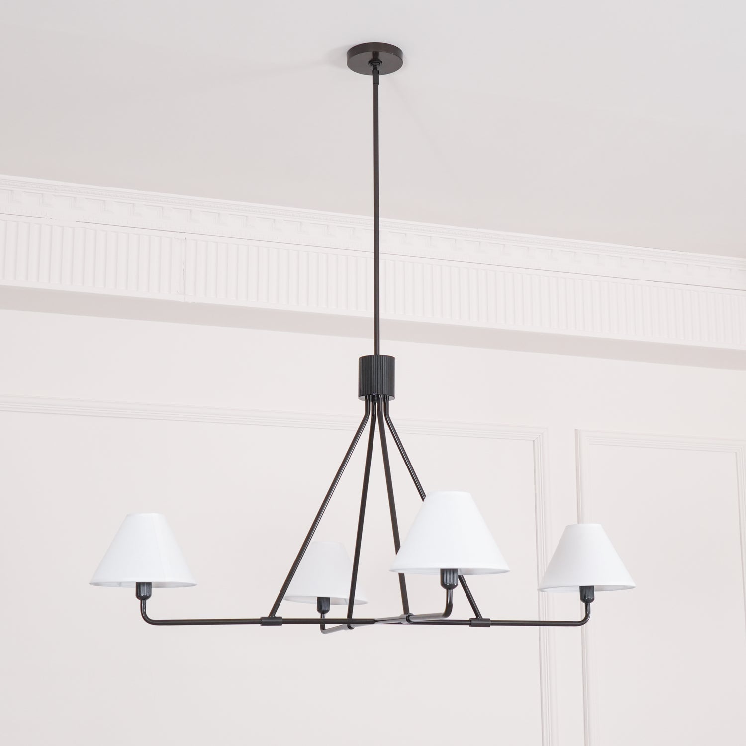 Aurora Chandelier Cone Shade Minimalist - Letslighting