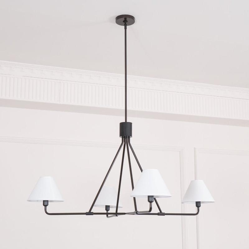 Ornuvyh Vintage Industrial Fabric Chandelier - Letslighting