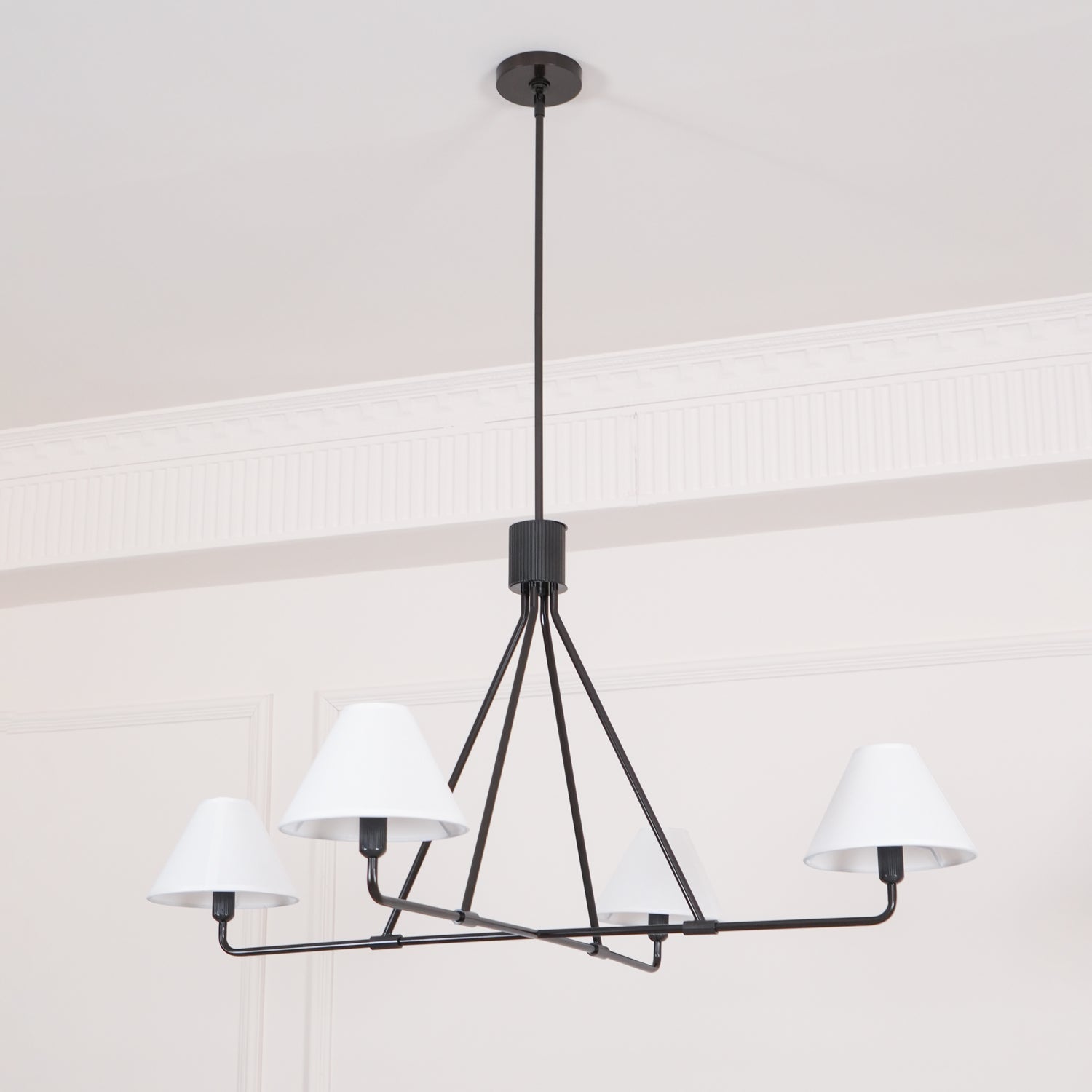 Ornuvyh Vintage Industrial Fabric Chandelier - Letslighting