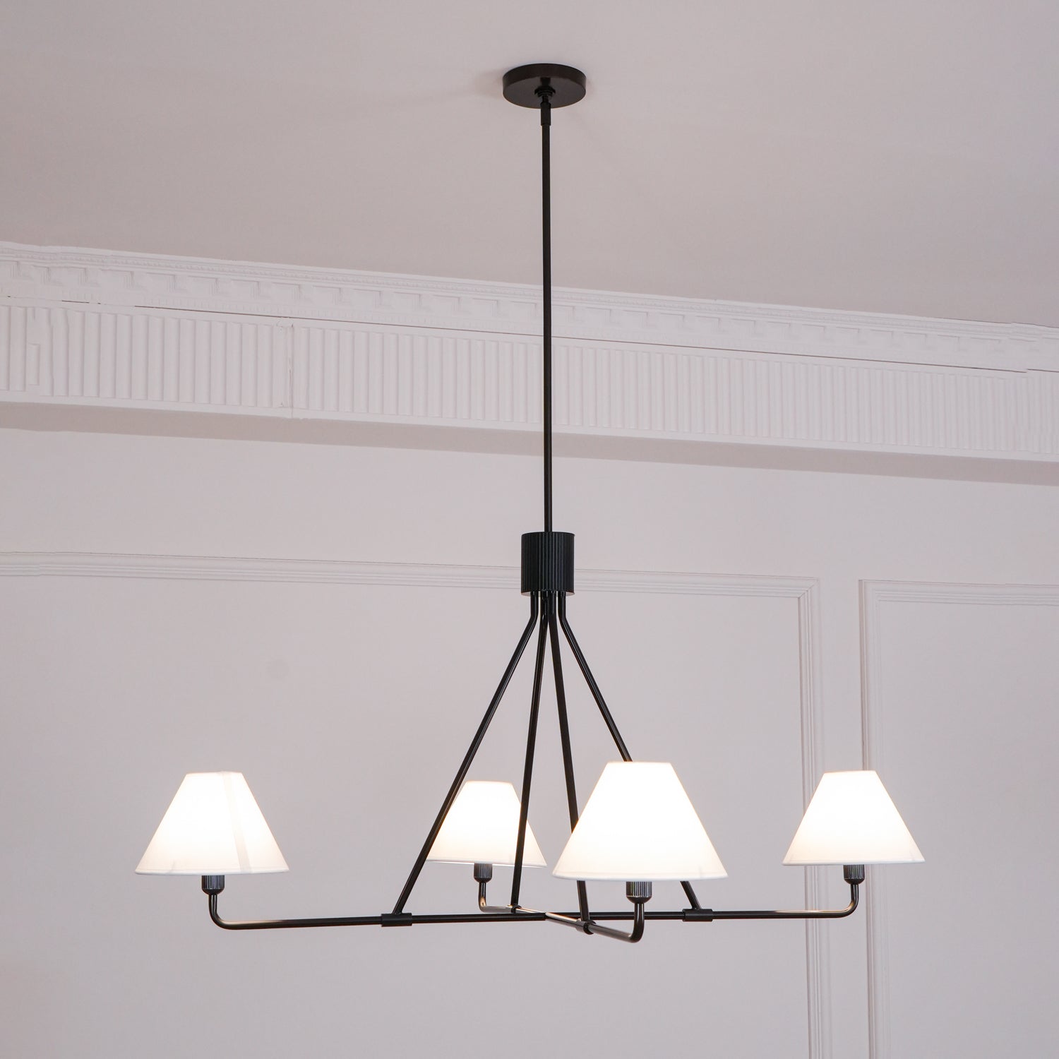 Ornuvyh Vintage Industrial Fabric Chandelier - Letslighting