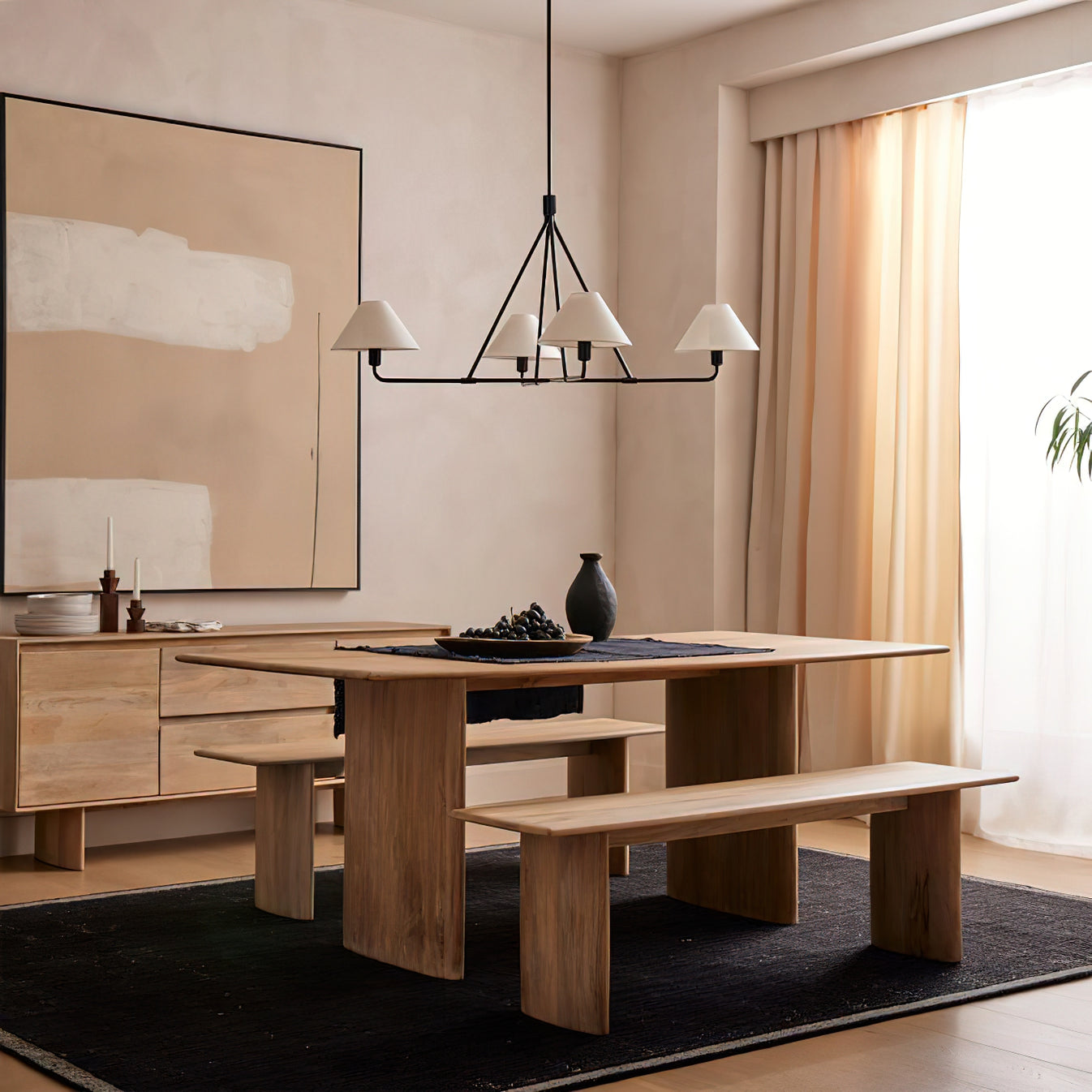 Aurora Chandelier Cone Shade Minimalist - Letslighting