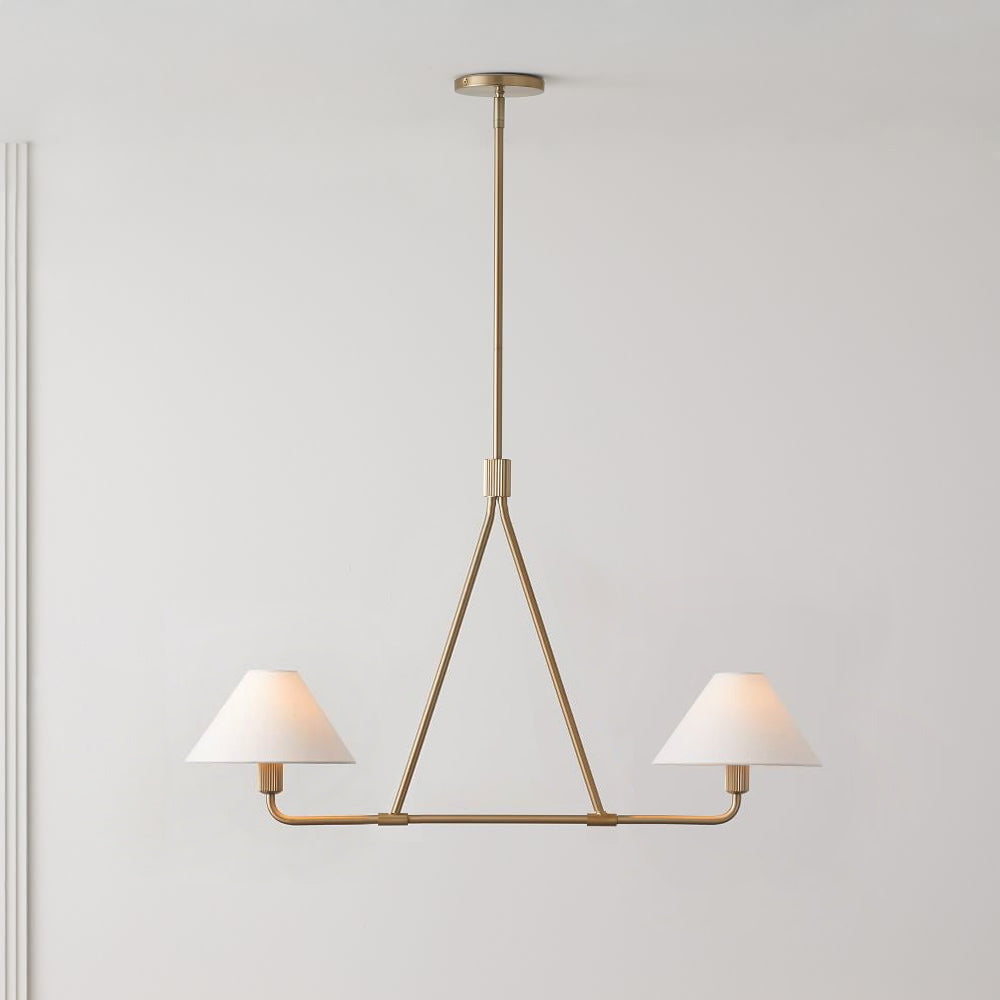 Aurora Chandelier Cone Shade Minimalist - Letslighting