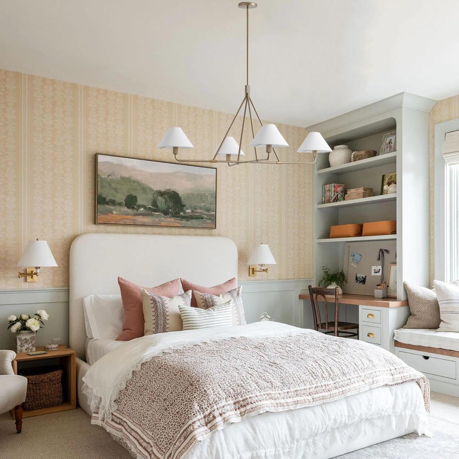 Aurora Chandelier Cone Shade Minimalist - Letslighting