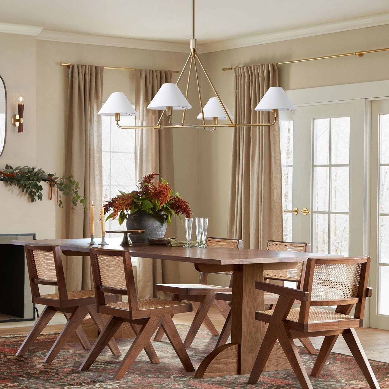 Aurora Chandelier Cone Shade Minimalist - Letslighting