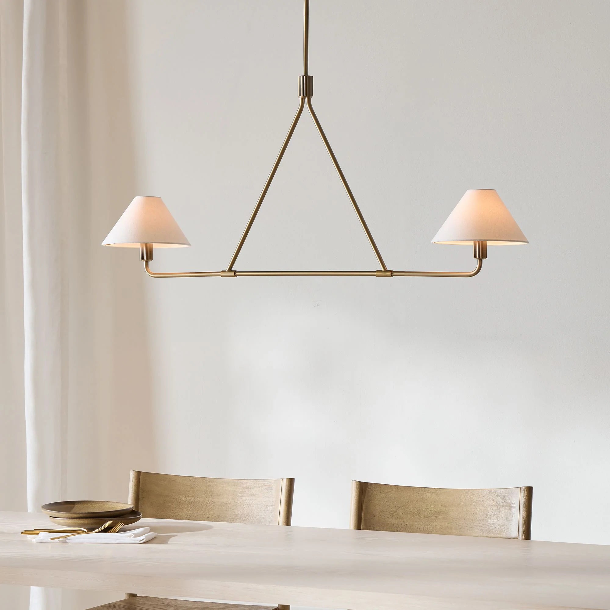 Aurora Chandelier Cone Shade Minimalist - Letslighting
