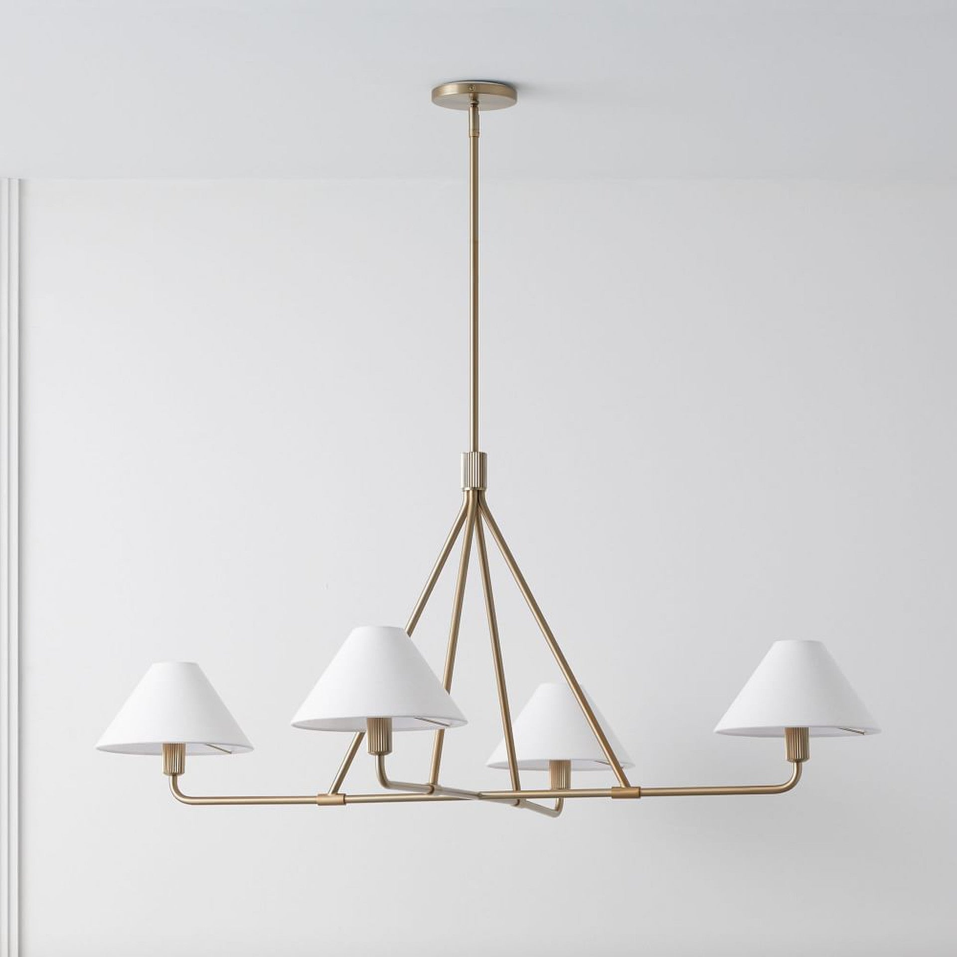 Aurora Chandelier Cone Shade Minimalist - Letslighting
