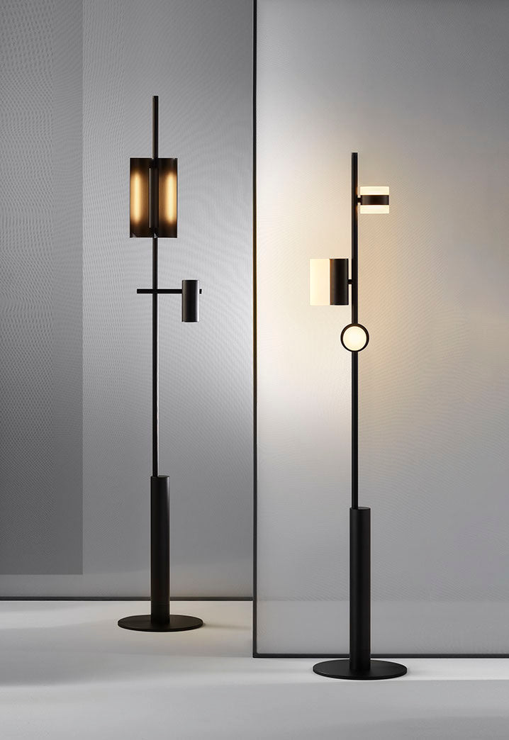 Duoen Black Acrylic Floor Lamp - Letslighting