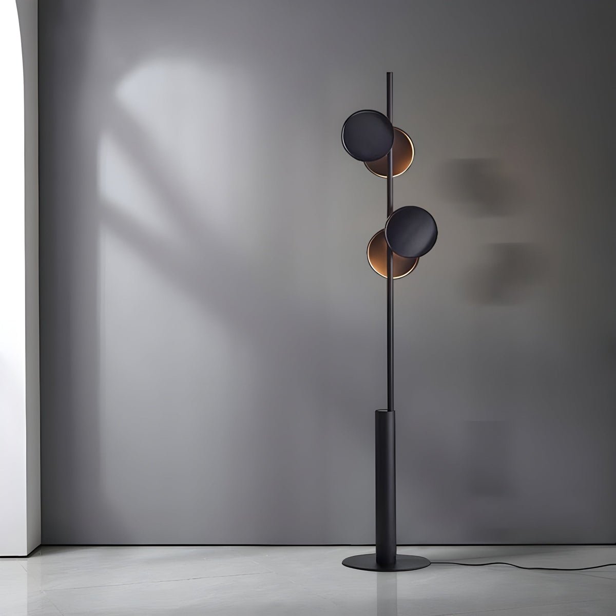 Duoen Black Acrylic Floor Lamp - Letslighting