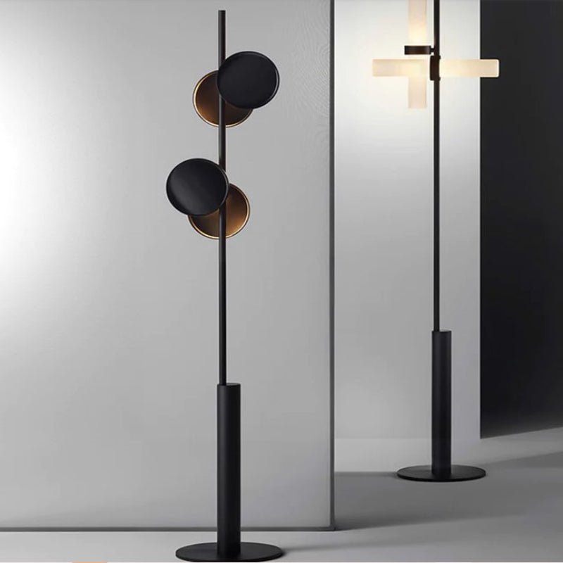Duoen Black Acrylic Floor Lamp - Letslighting