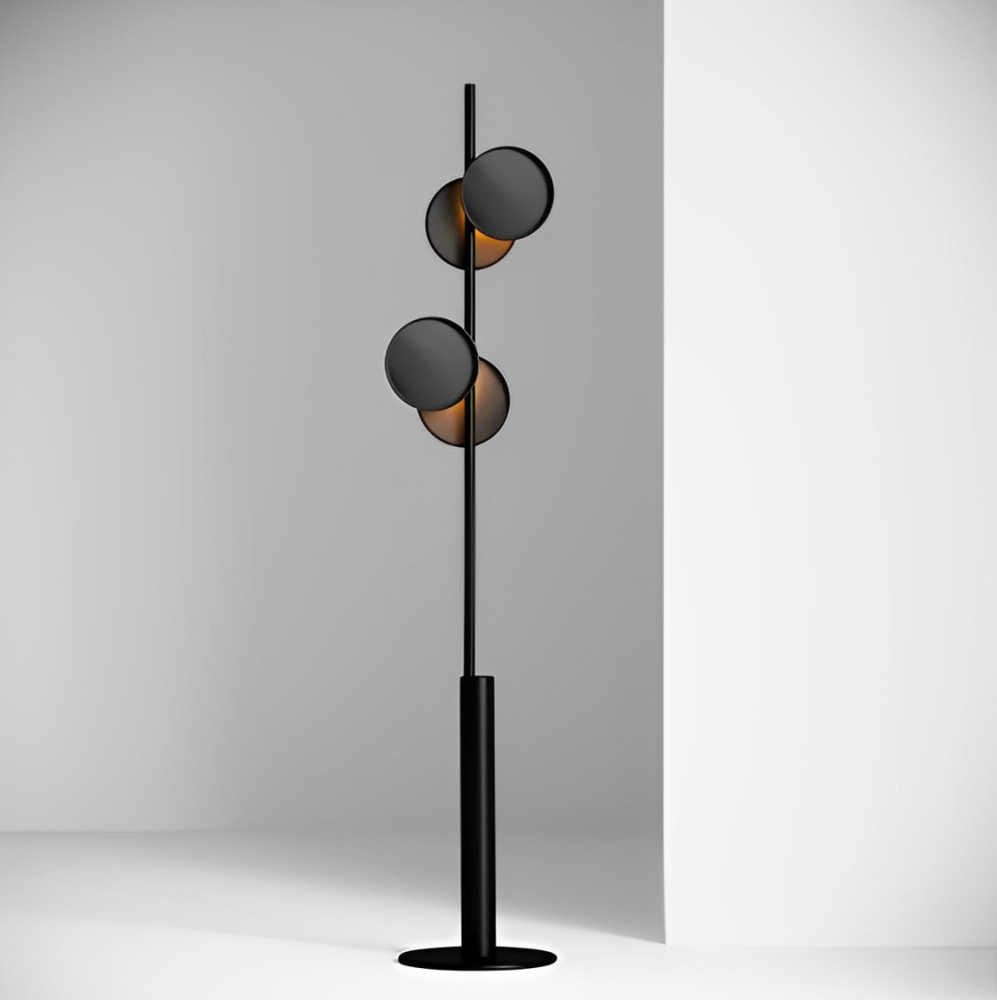 Duoen Black Acrylic Floor Lamp - Letslighting