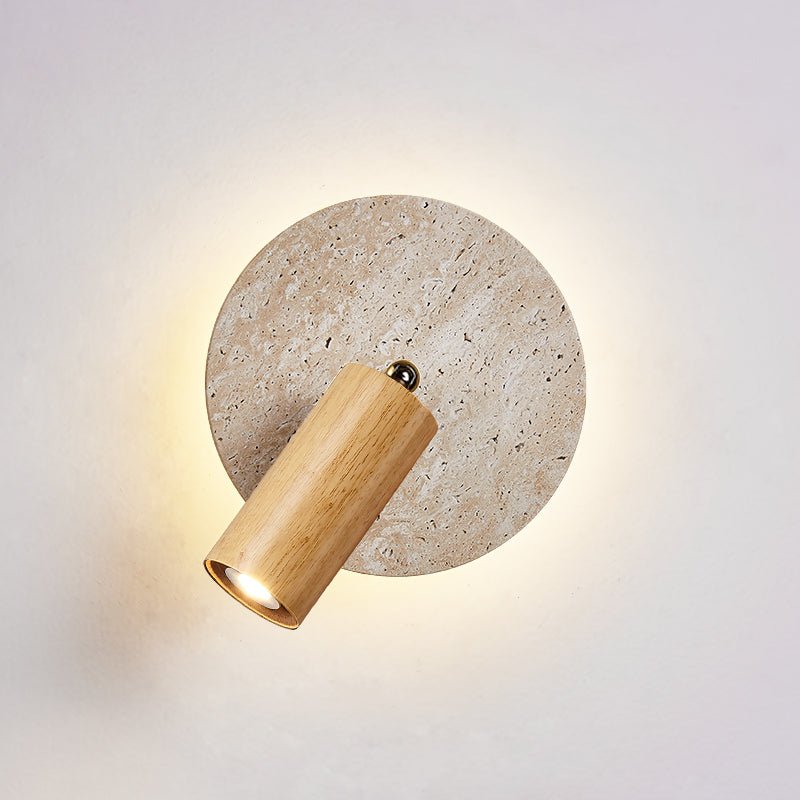 Axis Modern Travertine Sconce