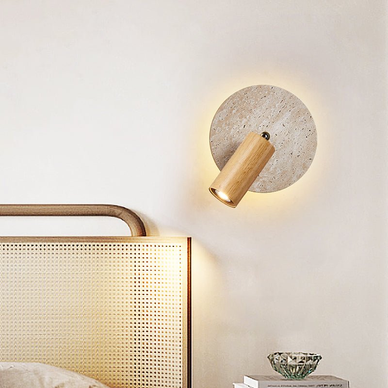 Axis Modern Travertine Sconce