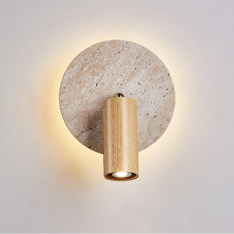 Axis Modern Travertine Sconce