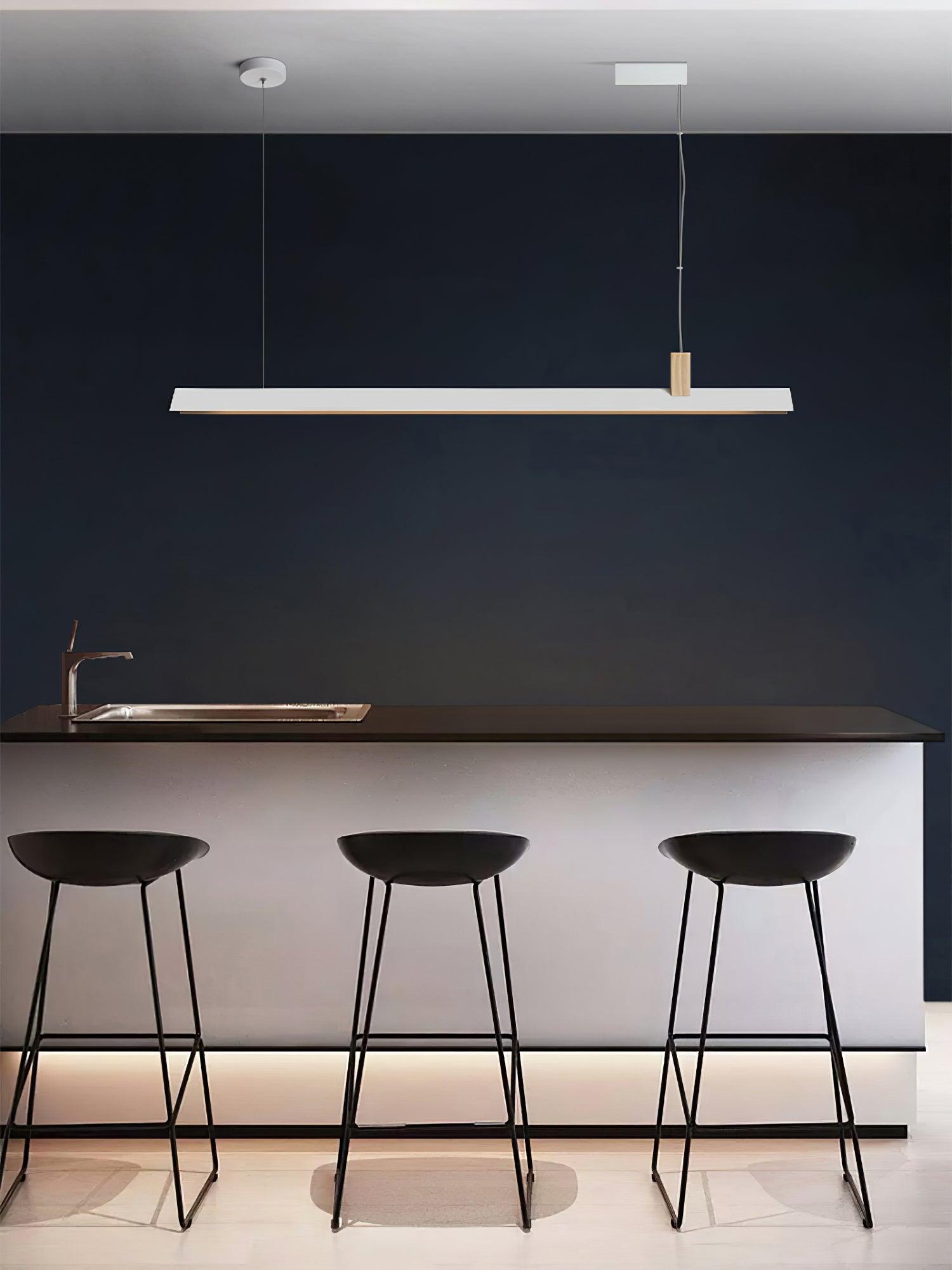 Linea Minimalist Wooden Pendant Light - Letslighting