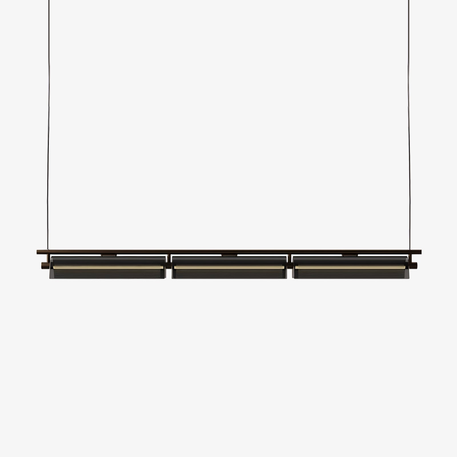 Lustra Chandelier Smoky Glass Modern - Letslighting