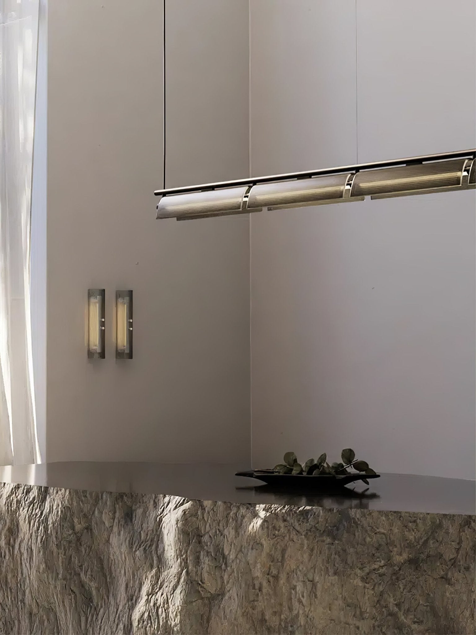 Lustra Chandelier Smoky Glass Modern - Letslighting