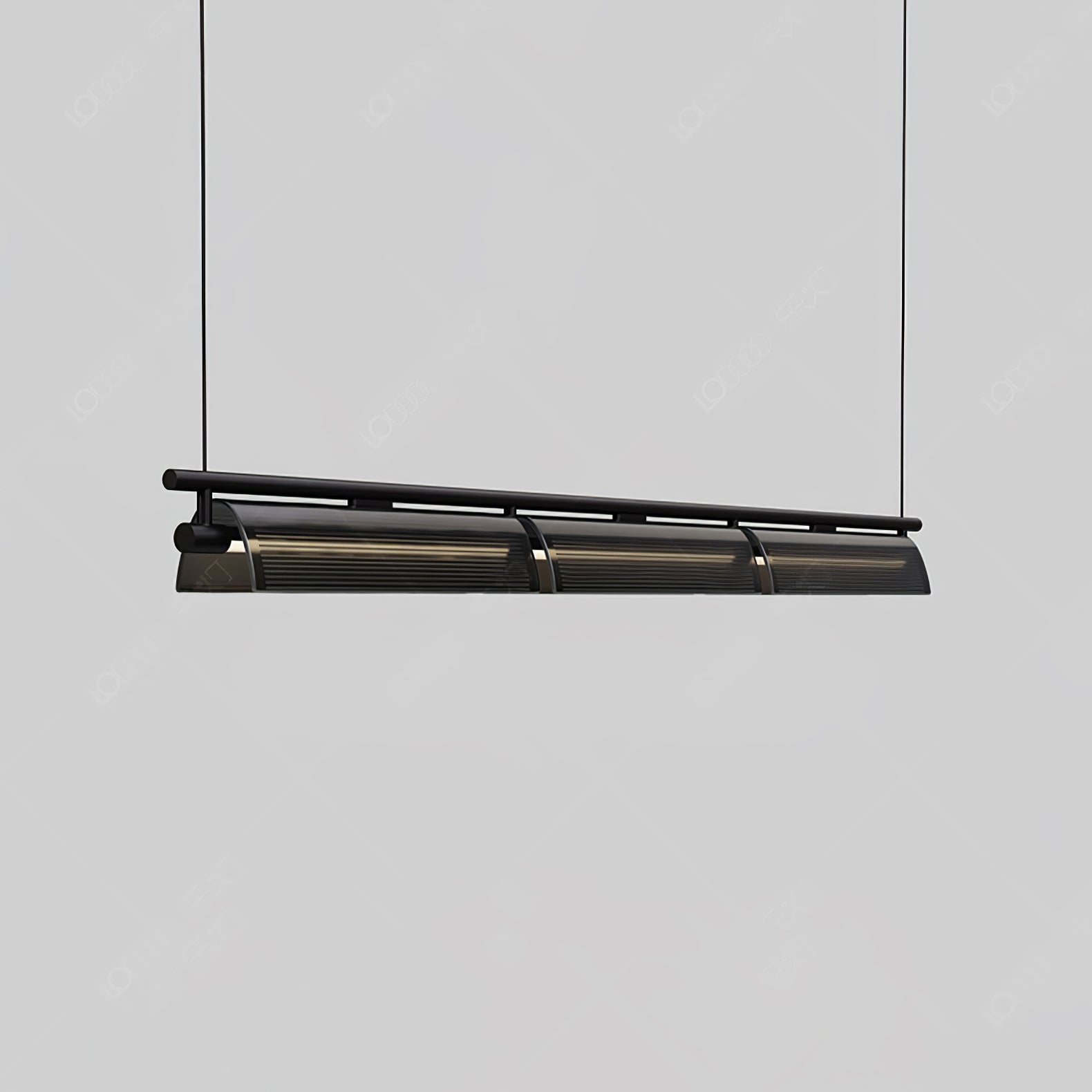 Lustra Chandelier Smoky Glass Modern - Letslighting