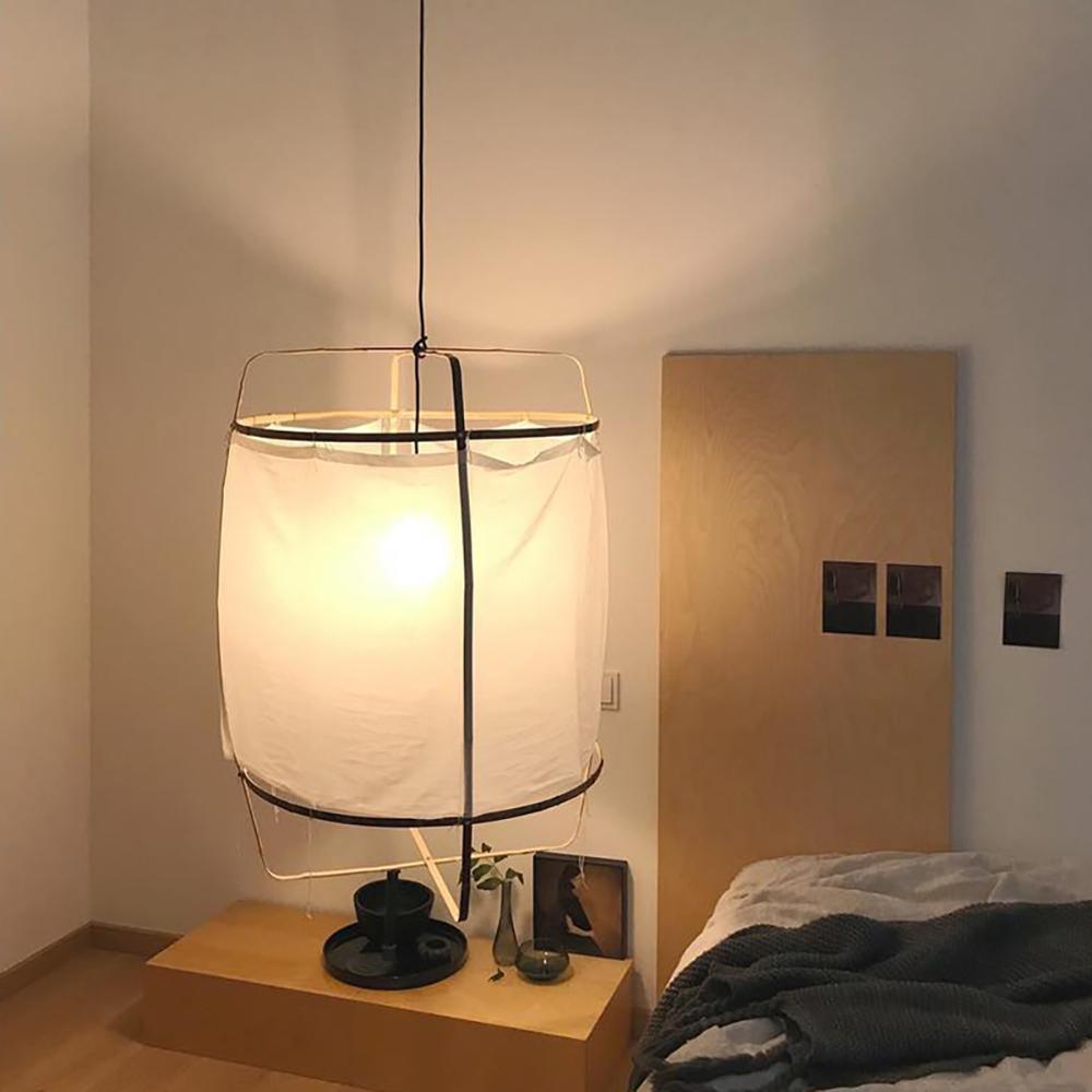 Lustra Pendant Lamp Bamboo Shade for Living Room - Letslighting