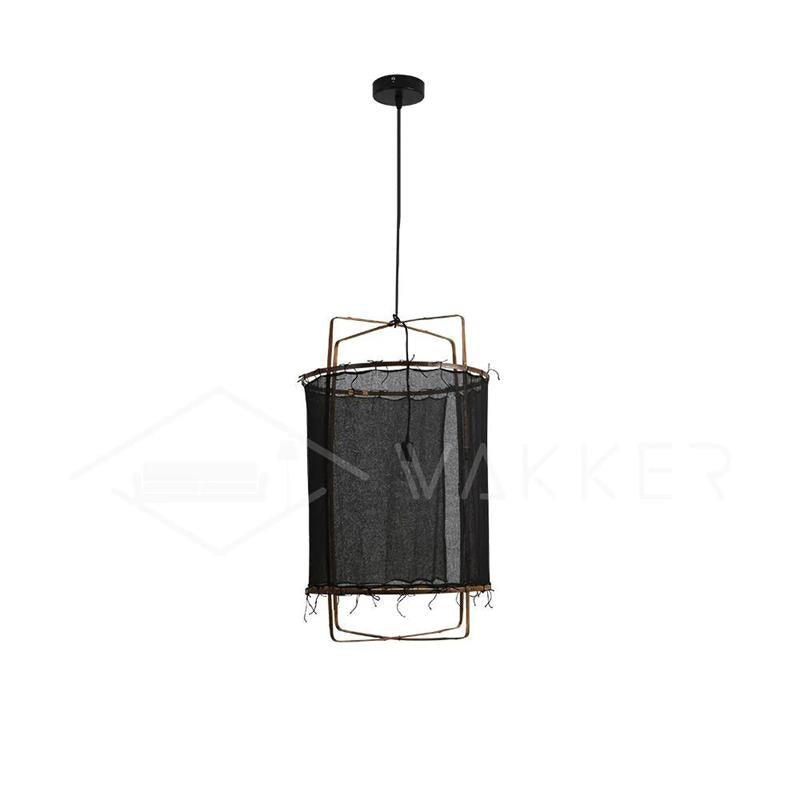 Lustra Pendant Lamp Bamboo Shade for Living Room - Letslighting