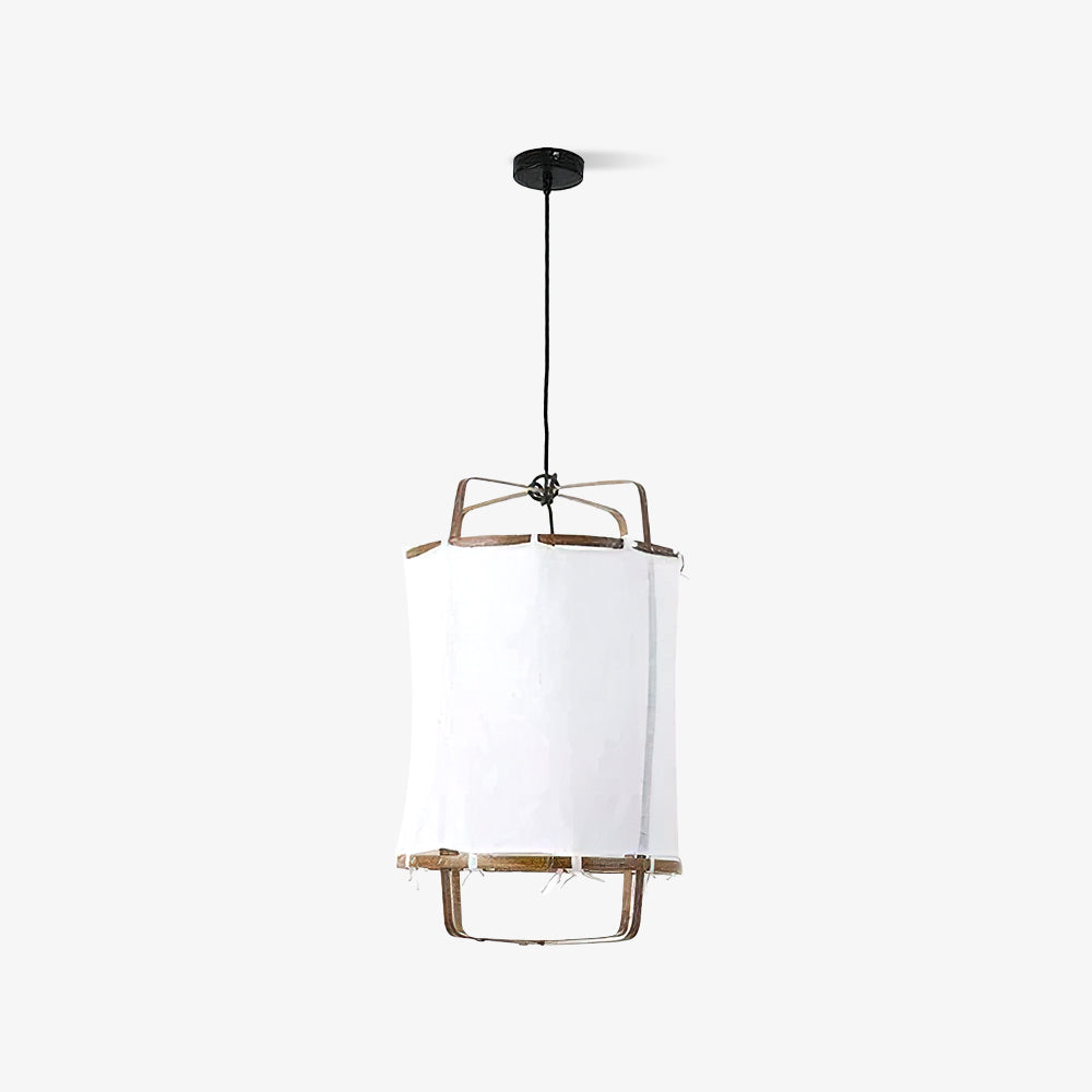 Lustra Pendant Lamp Bamboo Shade for Living Room - Letslighting