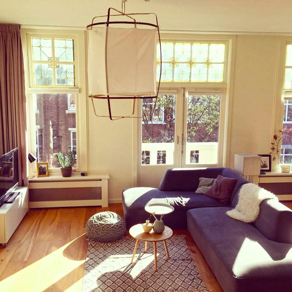 Lustra Pendant Lamp Bamboo Shade for Living Room - Letslighting