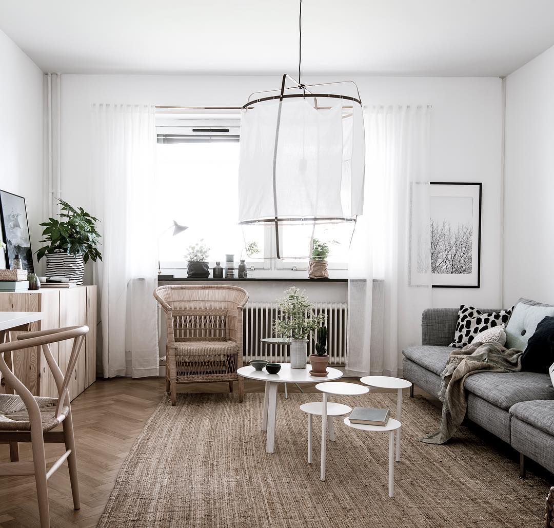 Lustra Pendant Lamp Bamboo Shade for Living Room - Letslighting