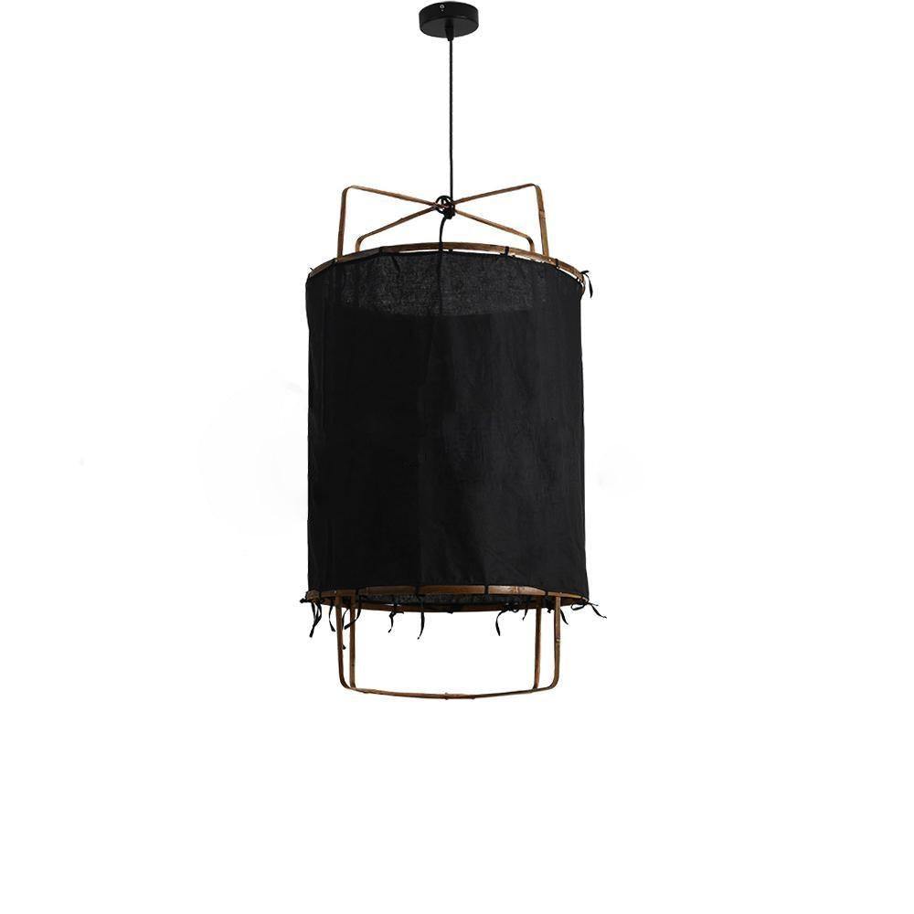 Lustra Pendant Lamp Bamboo Shade for Living Room - Letslighting