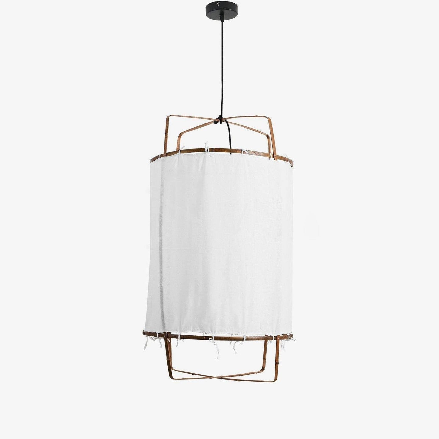 Lustra Pendant Lamp Bamboo Shade for Living Room - Letslighting