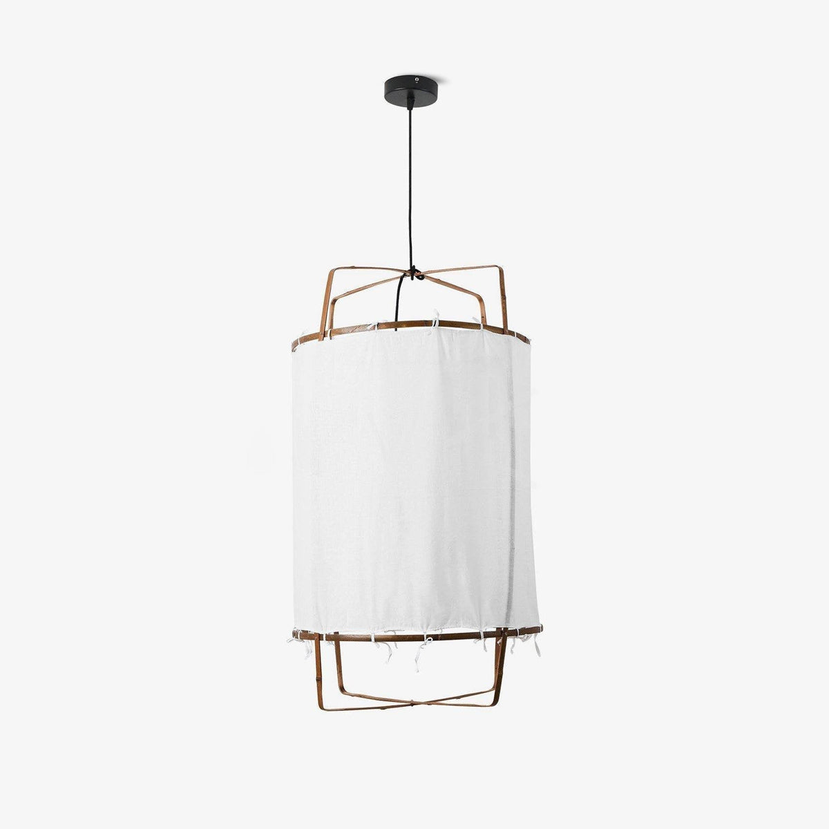 Lustra Pendant Lamp Bamboo Shade for Living Room - Letslighting