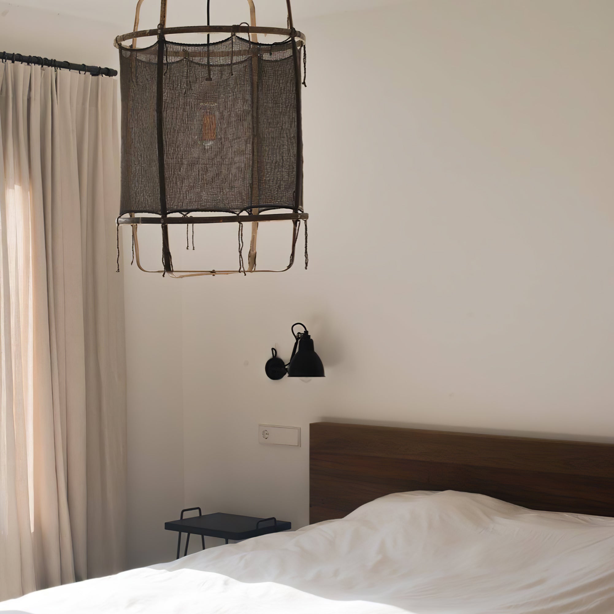 Lustra Pendant Lamp Bamboo Shade for Living Room - Letslighting