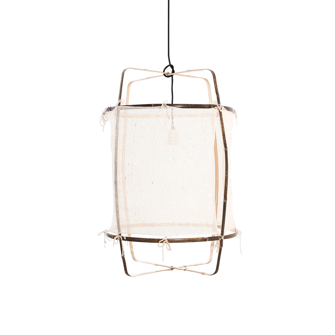 Lustra Pendant Lamp Bamboo Shade for Living Room - Letslighting