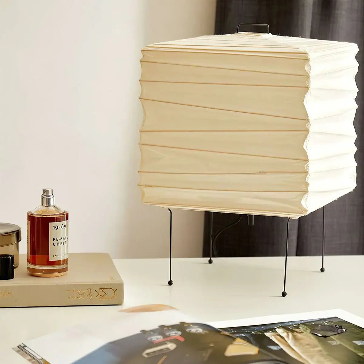 Thalian Paper Oriental Table Lamp - Letslighting