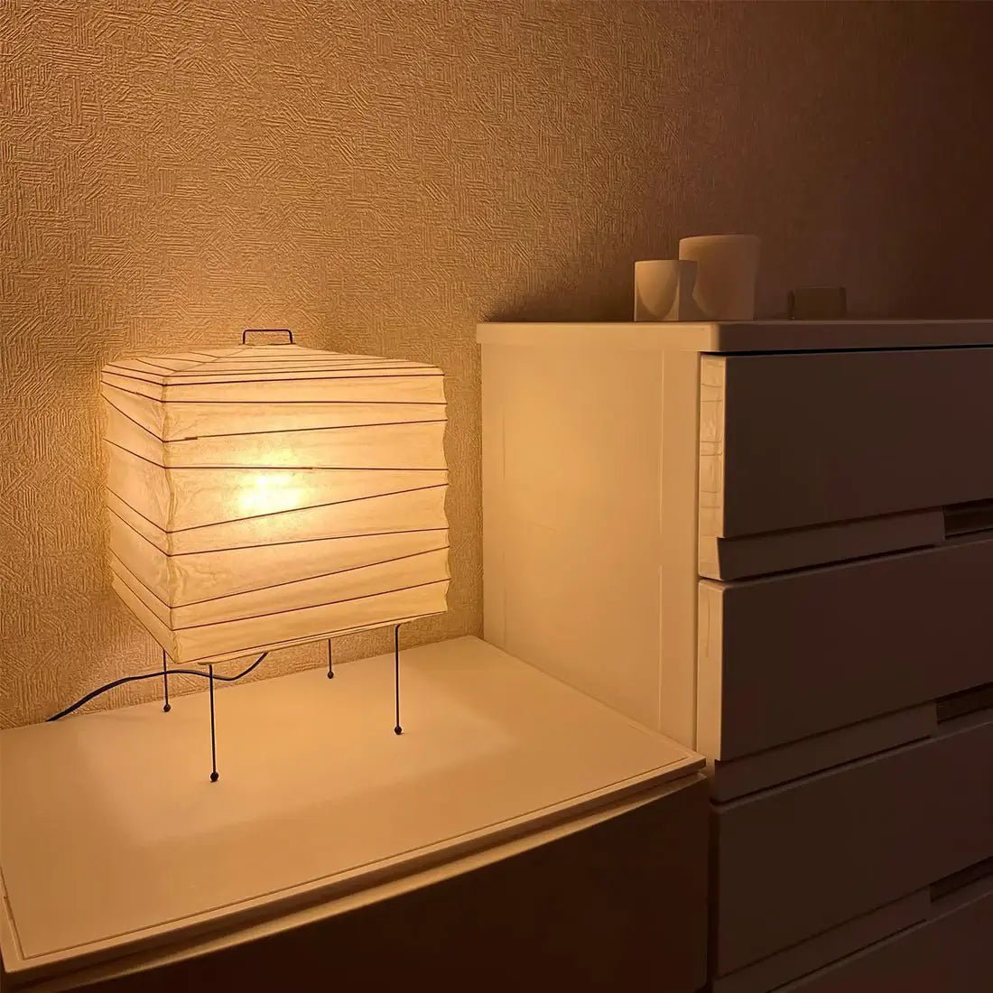 Thalian Paper Oriental Table Lamp - Letslighting