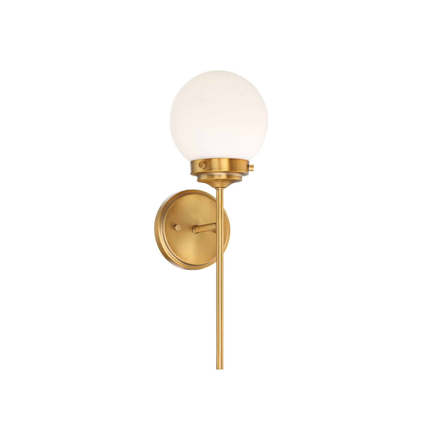 Granville Brass Glass Wall Lamp - Letslighting