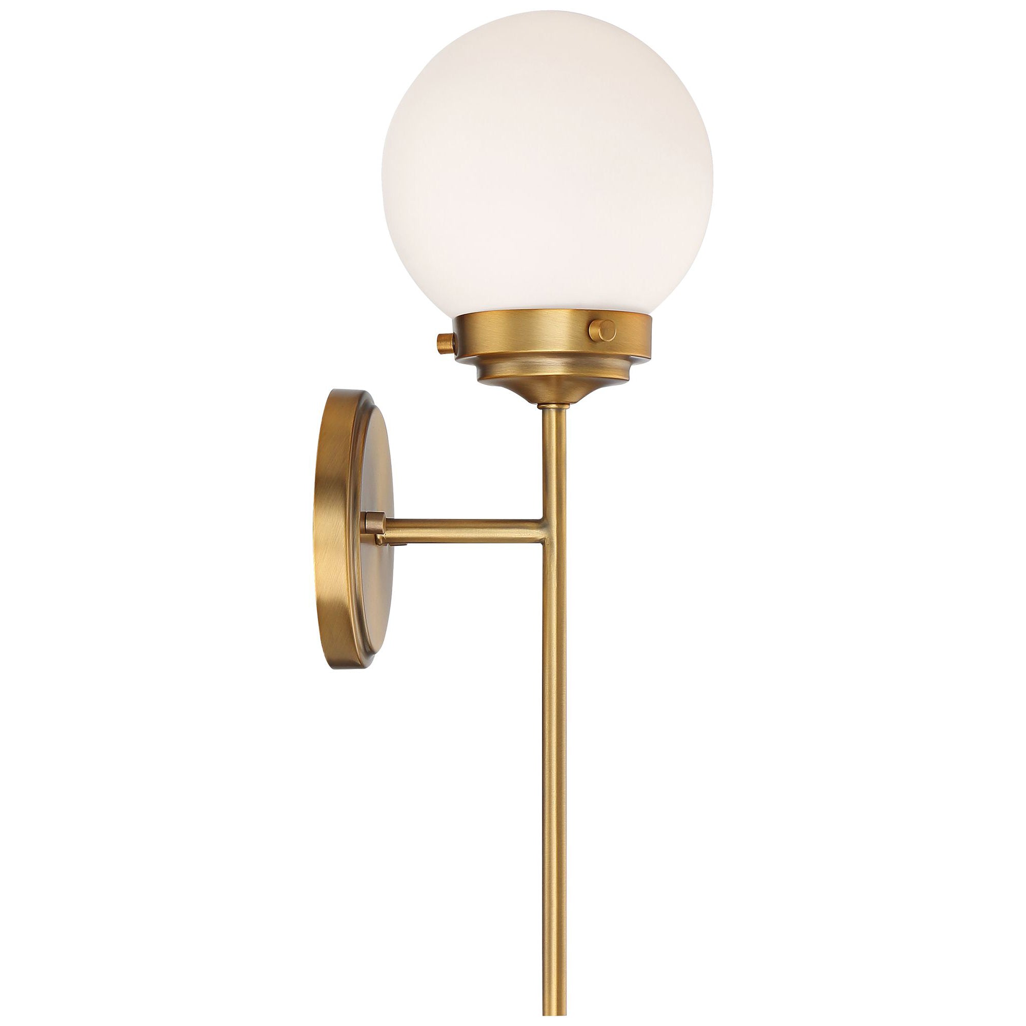 Granville Brass Glass Wall Lamp - Letslighting