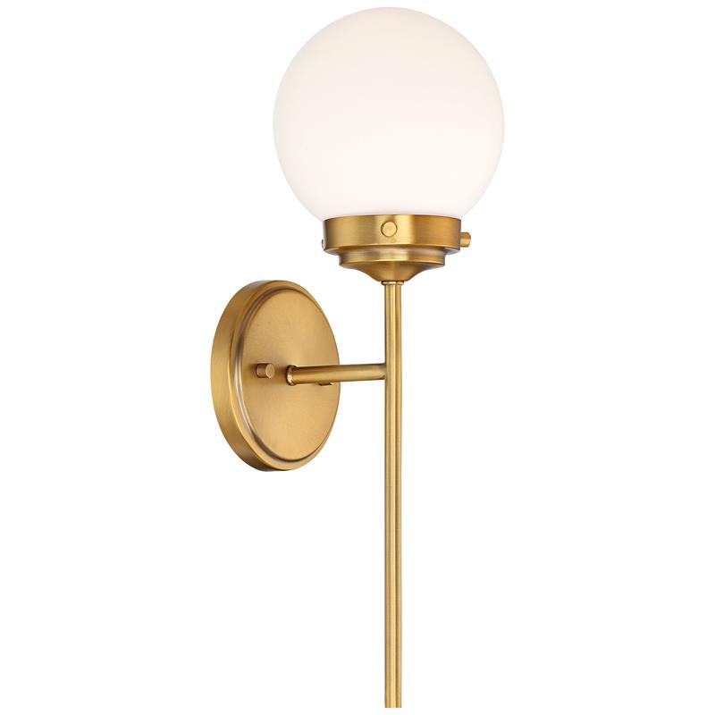 Granville Brass Glass Wall Lamp - Letslighting