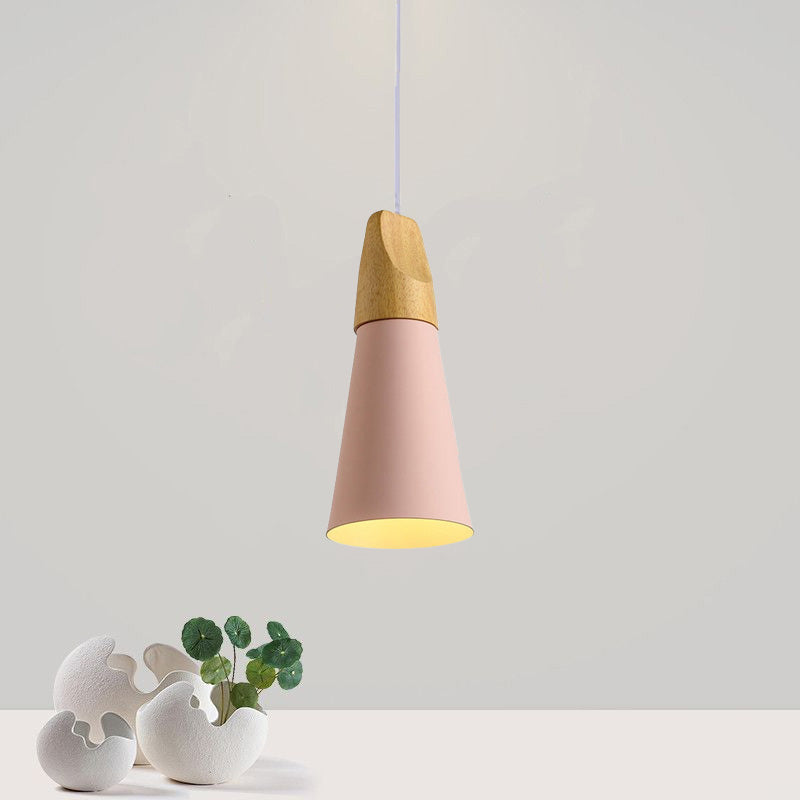 Valentina Multi-Shaped Wood And Pendant Light, 6 Colors - Letslighting
