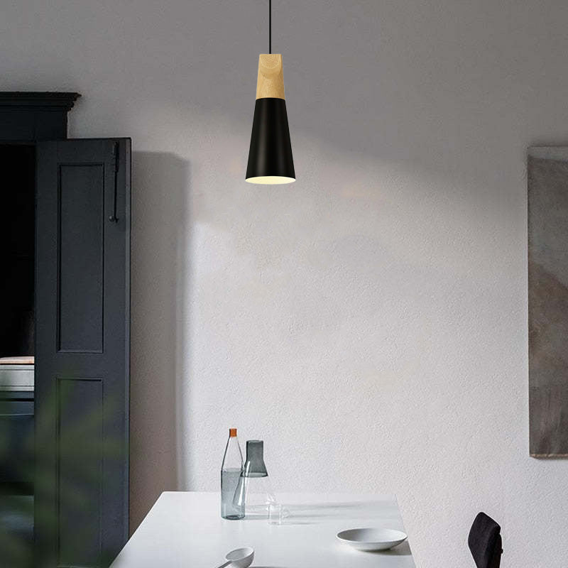 Valentina Multi-Shaped Wood And Pendant Light, 6 Colors - Letslighting