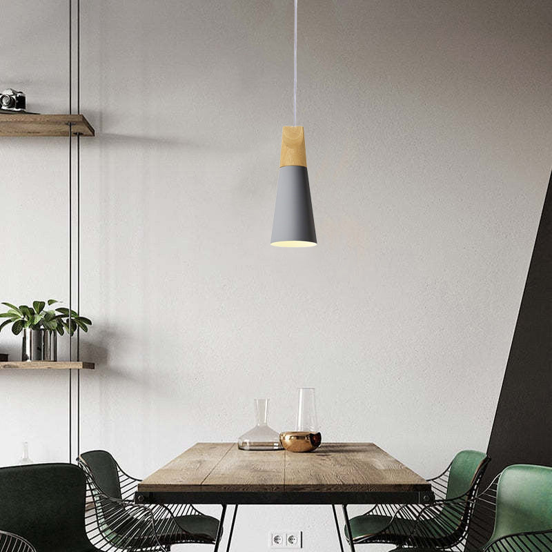 Valentina Multi-Shaped Wood And Pendant Light, 6 Colors - Letslighting