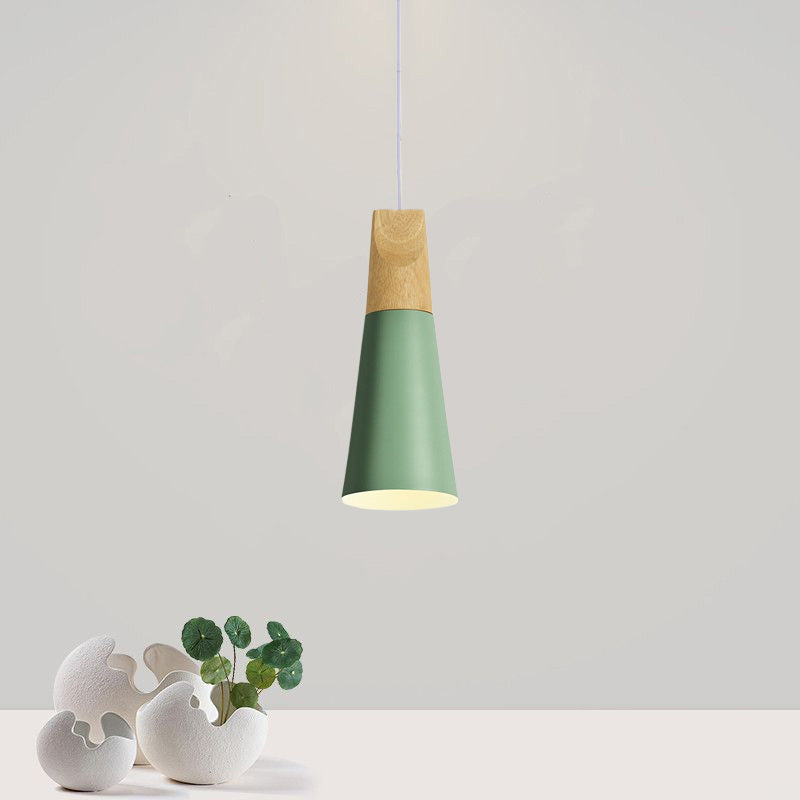 Valentina Multi-Shaped Wood And Pendant Light, 6 Colors - Letslighting