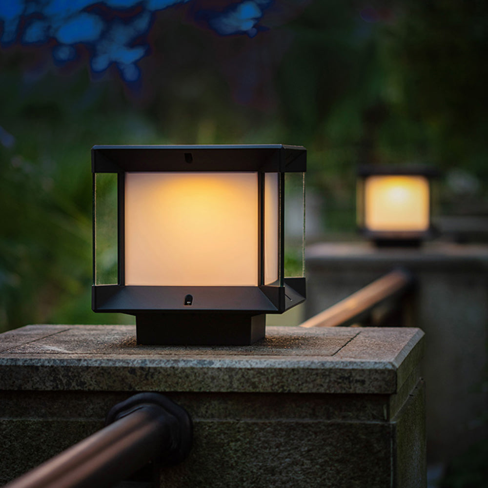 Ray Modern Rectangular Glass Outdoor Lamp - - Letslighting