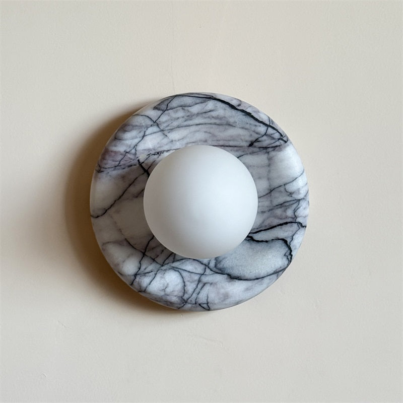 Zoraean Premium Elegance White Marble Sconce Wall Lamp - Letslighting